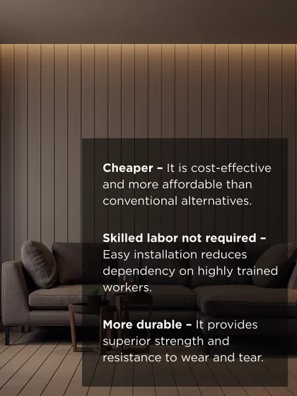Why do we advocate for sustainable materials? They are often more cost-effective, durable, and easier to install, reducing dependency on highly skilled labor and providing superior resistance to wear and tear over time.