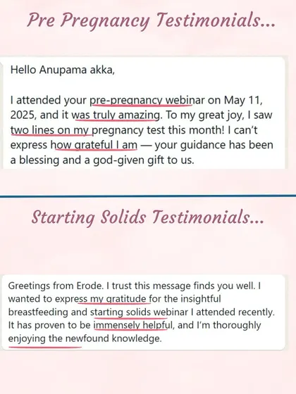 "I saw two lines on my pregnancy test this month!" These messages are a blessing and a gift. I am so grateful to be part of these journeys.