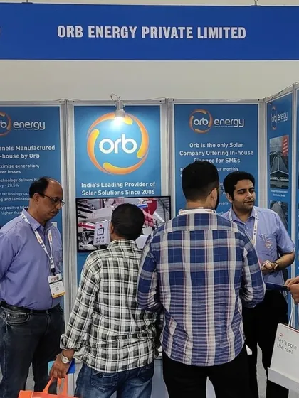 Our stall at the Wire and Tube India Expo 2022 in Mumbai. We enjoy meeting business owners to discuss how our turnkey rooftop solar systems can make their operations more profitable.