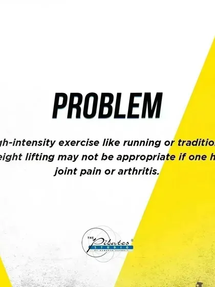 High-intensity exercise isn't always appropriate, especially with joint pain. This is a common problem for many people.