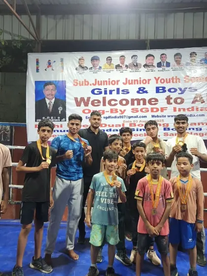 More smiling faces and medals. We focus on creating a positive and motivating environment for all our young athletes.