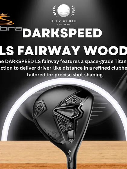 The Darkspeed LS Fairway Wood uses space-grade Titanium to deliver driver-like distance in a refined clubhead shape.