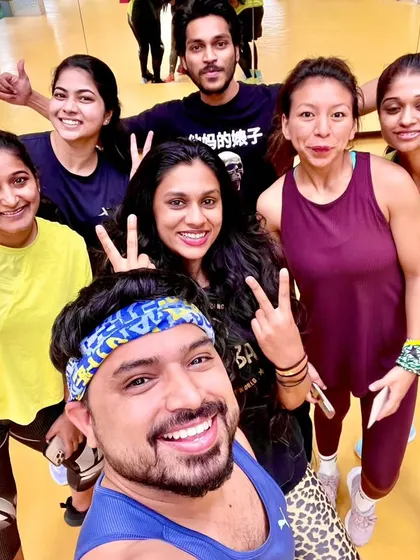 A celebratory selfie with some of the newest licensed Zumba instructors. Whether you train in-person or online, you become part of a fun, sassy, and trending global fitness community.
