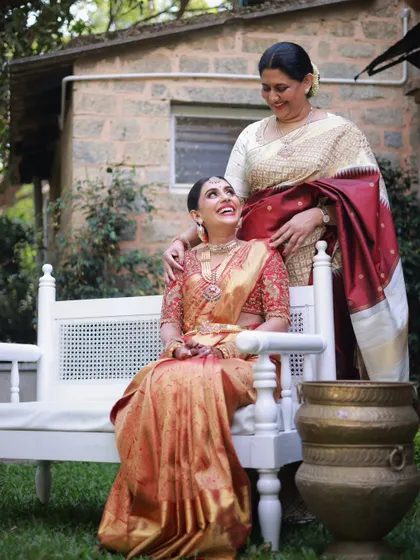 The joy and love between a mother and daughter on the wedding day. My makeup is designed to be radiant and tear-proof for all the emotional moments.