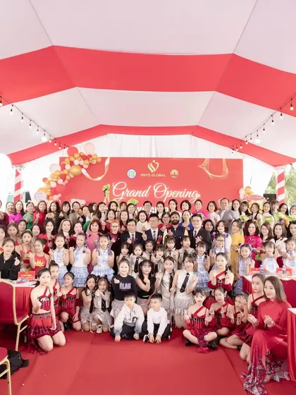 A group photo from the grand opening of VNYO Global Yoga Centre in Vietnam. It was a privilege to be part of this momentous occasion with leaders of the Vietnam yoga industry.