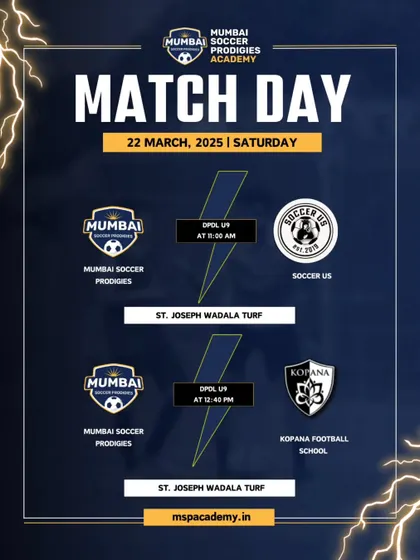 Match day alert for our U9 DPDL teams.
