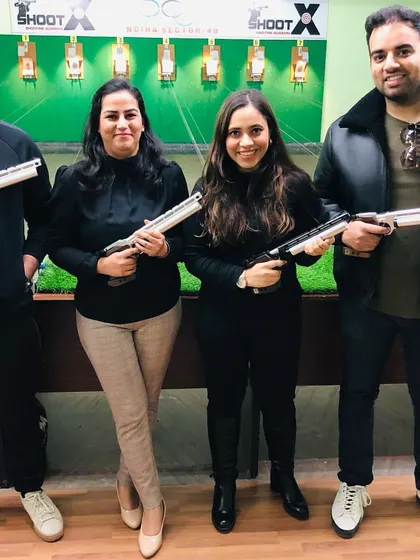 A great day at the range. We love seeing new faces at our academy, ready to learn the art of shooting and discover a new passion.