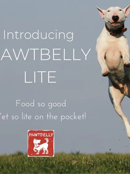Introducing Pawtbelly LITE. We created this simple, wholesome meal of whole chicken and healthy brown rice for dogs who need something a little lighter, and for pet parents who want a great fresh food option that's easy on the pocket.