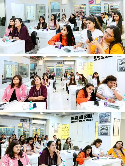Our students are always focused and engaged during workshops. These images capture the attentive atmosphere as they absorb valuable knowledge from our trainers.
