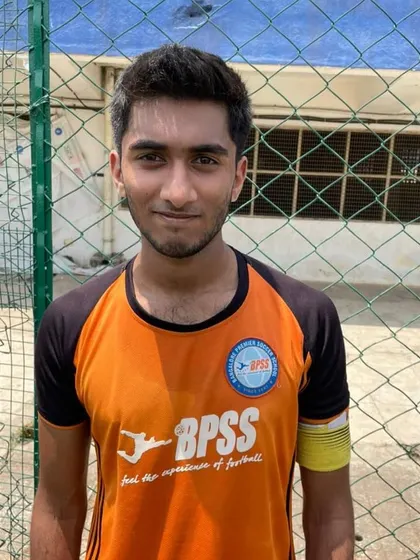 Our electrifying striker, Anirudh, who has been with BPSS since the beginning and has now signed for the A Division.