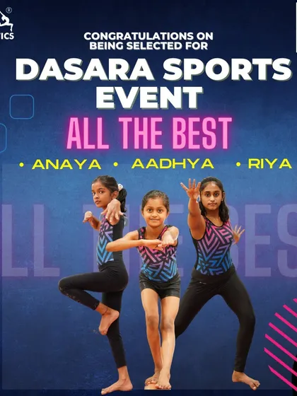 The first step to victory is being selected. We congratulate Anaya, Riya, and Aadhya for earning their spots in the Dasara sports event. Their passion and practice paid off.