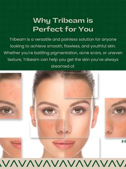 This visual explains why Tribeam is a great solution for many patients. Whether you are battling pigmentation, acne scars, or uneven texture, this painless treatment can help you achieve the smooth, flawless skin you desire.