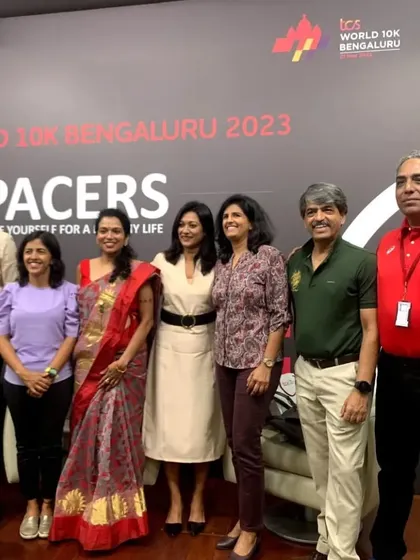 I was given the opportunity to moderate an interaction with the official pacers for the TCS W10K. Sharing knowledge and answering questions from the audience is a role I enjoy. It helps demystify running for newcomers and builds confidence within the community.