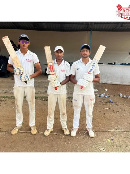 Our top batsmen from the AT Cup, ready to take on any challenge. Their confidence and skill at the crease led us to victory.