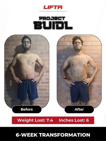 Anirudh lost 7.45 kgs and dropped his body fat from 22.7% to 18% in 6 weeks. He was glad he made the difficult decision to join, as he's finally happy with how he looks and feels.