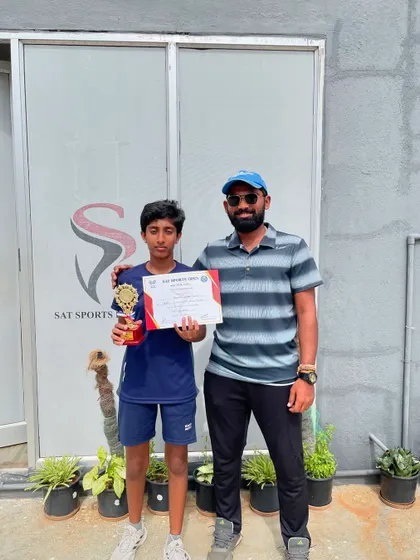 Bhavika Lokesh Babu recognized as a finalist in the U14 CS 3 tournament in Bangalore. Reaching the finals is a significant step in a player's journey.