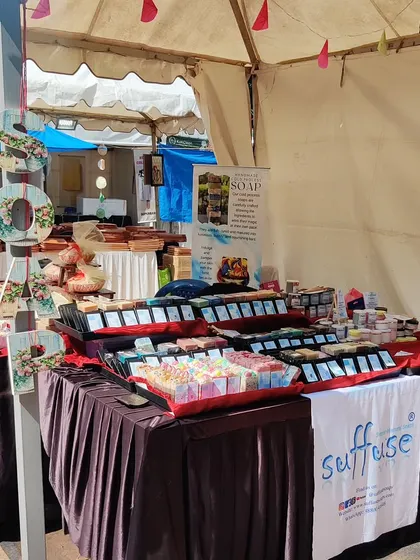 Yes, these are all handmade soaps! Not cakes, not candles, not paperweights. Just beautiful, skin-loving soap.