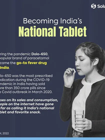 This case study graphic explains how Dolo-650, a brand of paracetamol, became a household name in India during the pandemic. We analyze the sales data and market factors that led to its massive surge in consumption for fever treatment.