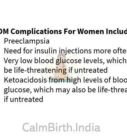 For the mother, complications from unmanaged GDM can include preeclampsia and the need for insulin injections. My nutritional guidance is designed to help you manage your blood glucose through diet, reducing the likelihood of these issues.