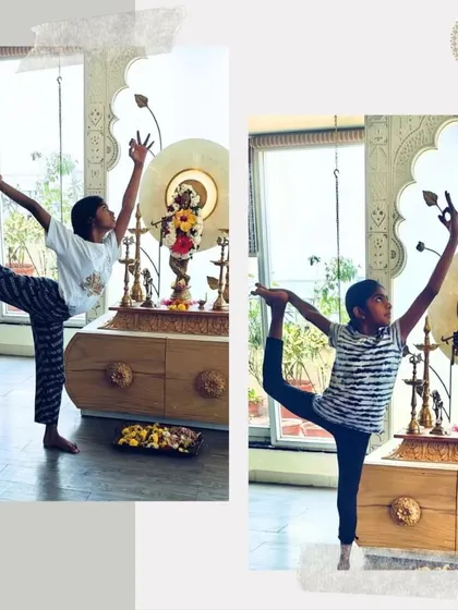 The focus and grace of these young practitioners are truly inspiring. Offering their asanas to Krishna, they learn that yoga can be a form of prayer and gratitude.