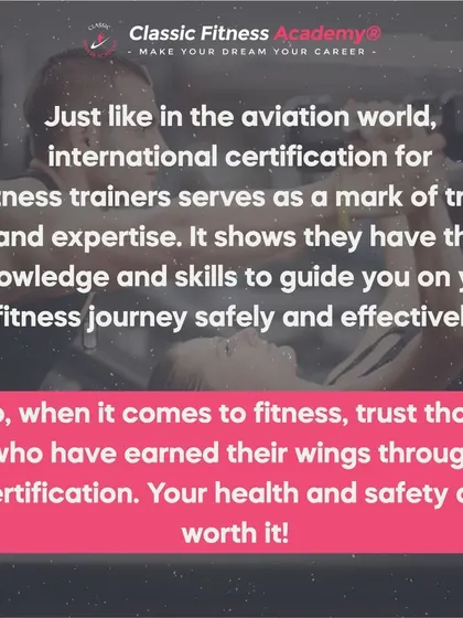 International certification is a mark of trust and expertise. Trust those who have earned their wings.