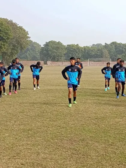 A moment of focus during a cool-down. Discipline extends to every part of our training regimen, including recovery.