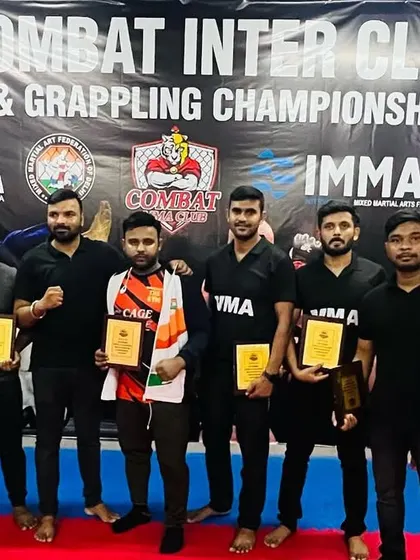 Another shot of the dedicated officials and team members at our inter club grappling and MMA event. Their expertise ensures our competitions are fair and safe for all fighters.