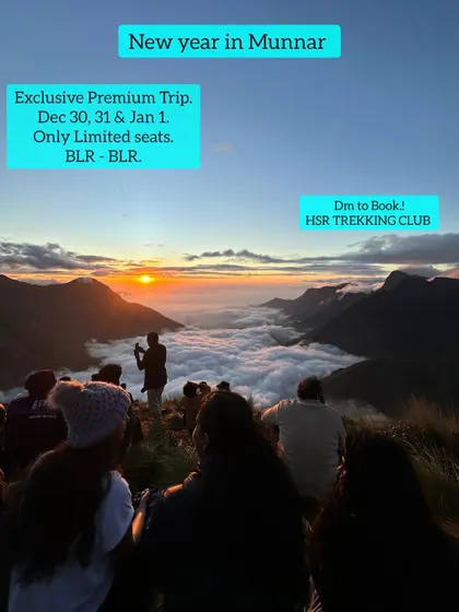Ringing in the New Year above the clouds. This was from my exclusive premium trip to Munnar for New Year's Eve.