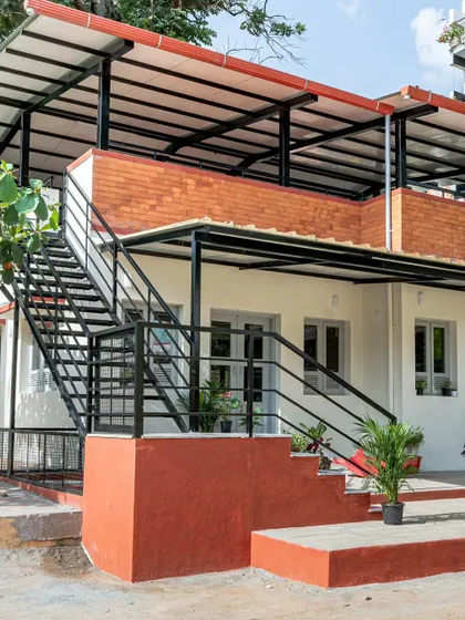 These images further detail the thoughtful design of the Anganwadi school, from the playful interactions on the stairs to the calm, well-lit interiors. Each photo highlights my commitment to creating spaces that are not just buildings, but nurturing environments for growth and community.