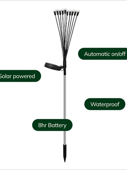 The product is designed for simplicity and durability. Just place it in a sunny spot, and enjoy automatic, waterproof, solar powered light every evening.