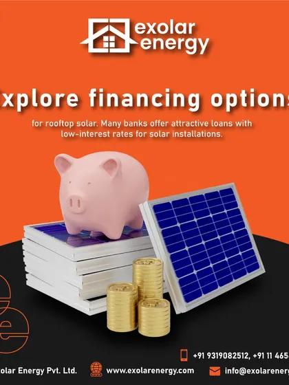 Making solar affordable is part of our mission. We can help you explore financing options, as many banks offer attractive, low-interest loans for solar installations.