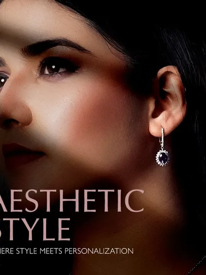 Aesthetic style, where style meets personalization. These gemstone drop earrings add a touch of timeless sophistication and a pop of colour, expressing your individuality with elegance.
