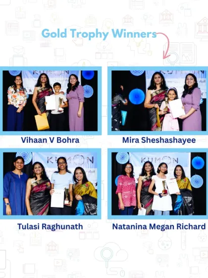 More of our proud Gold Trophy winners from the ASHR ceremony. Each of these students has shown incredible dedication, and it was a joy to celebrate their success with their families.