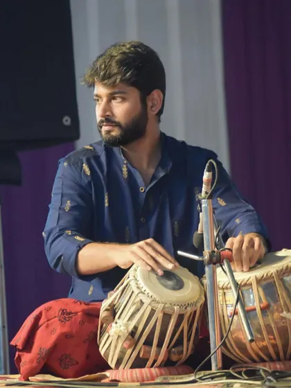 Another shot from the Naamvaibhav festival, focused on the rhythm.