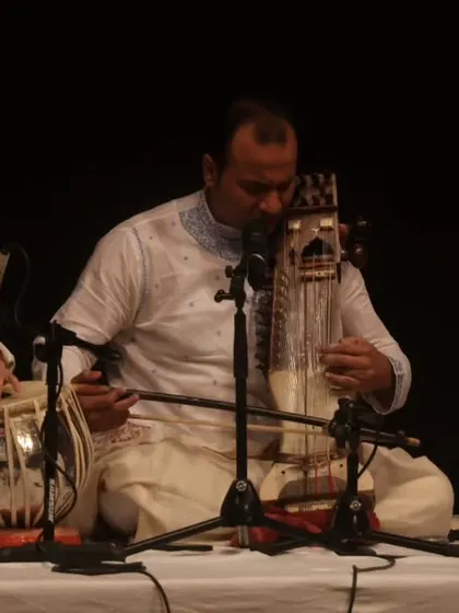 Another angle of the masters at work. As a tabla player, my role is to support and enhance the main artist's expression, a responsibility I take very seriously.