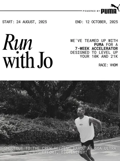 This is the push you've been looking for. My 7-week running accelerator, in partnership with PUMA, is designed to level up your 10K and 21K performance. We focus on structured progression to peak on race day.