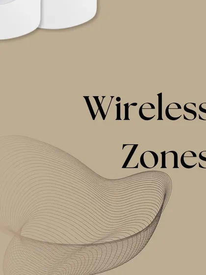 This graphic explains the concept of "Wireless Zones" within the Texecom alarm system. This feature allows you to arm specific areas of your home while leaving others disarmed, offering flexible security.