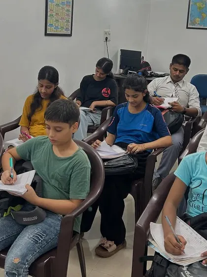 This is the learning space where we work together to achieve academic goals. The setup is simple and distraction-free, allowing students to fully immerse themselves in their studies.