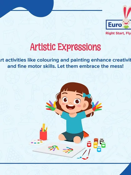 Artistic expression is vital for development. Activities like coloring and painting not only enhance creativity but also refine the fine motor skills necessary for writing. We believe in embracing the mess.