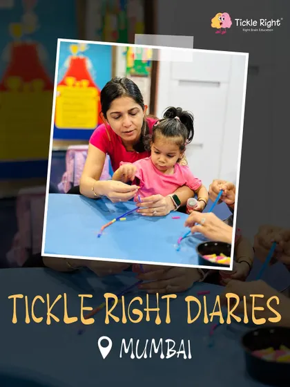 A mother and child work together on a craft, a perfect example of our parent-child program. These shared activities create lasting memories and strengthen the family bond.