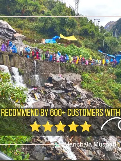 With recommendations from over 600 customers, our commitment to quality is proven. This image shows the challenging but beautiful trek that our clients successfully complete with our support.