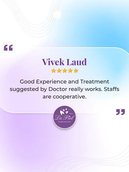 "Good Experience and Treatment suggested by Doctor really works." This straightforward and positive feedback is exactly what we aim for. We are glad the staff was cooperative and the treatment was effective.