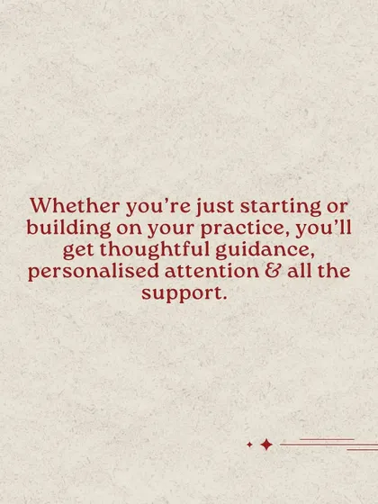 Whether you're a beginner or a pro, you'll get thoughtful guidance and all the support you need from our team.