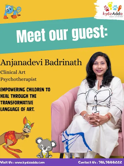 Meet our guest, Anjanadevi Badrinath, a Clinical Art Psychotherapist. She's empowering children to heal through the transformative language of art.