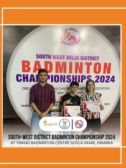 More winners from the South West District Badminton Championship. It's a privilege to see such dedicated young players competing at our facility.