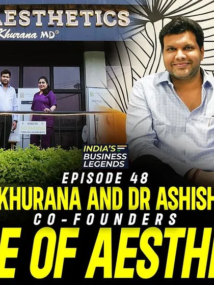 I recently sat down for an interview with India's Business Legends to discuss my journey as an entrepreneur and the innovative treatments that have defined House of Aesthetics. It was a great opportunity to share insights into building a thriving beauty business.