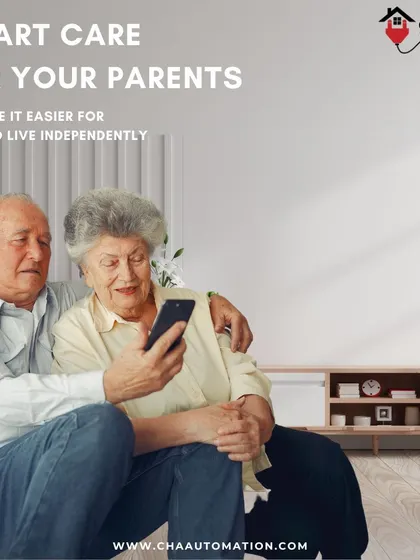 We provide smart care for your parents, making it easier for them to live independently. Our intuitive app allows them to control their home environment with ease, ensuring their comfort and safety.