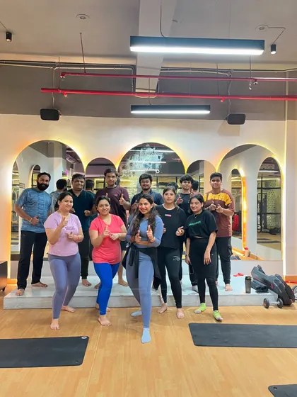 Another proud "Dil Ziddi Hai" moment with my class. We are a family dedicated to our fitness goals.