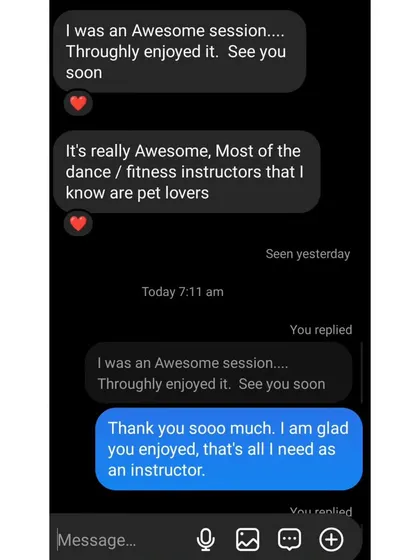 "It was an Awesome session." This is all I need to hear. Knowing you enjoyed the session is the best feeling for an instructor.
