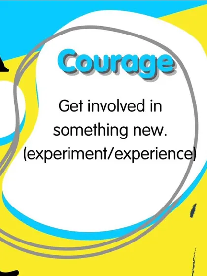 Courage is about being willing to get involved in something new and unfamiliar. I encourage every child to experiment and experience all the different sports we offer, celebrating their bravery with every attempt.